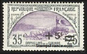 Timbre France Yvert 166 - France Scott B16