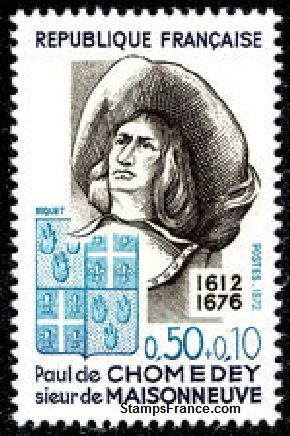 Timbre France Yvert 1706 - France Scott B455