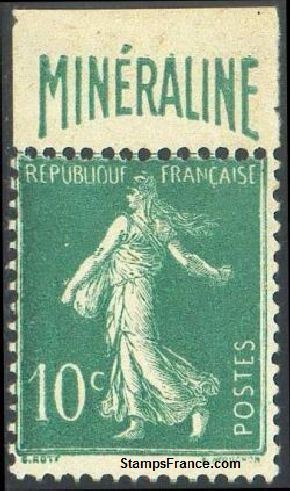 Timbre France Yvert 188A "MINERALINE" - France Scott 163c