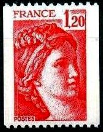 Timbre France Yvert 1981B - France Scott 1579B