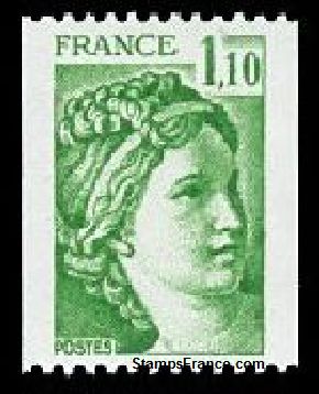 Timbre France Yvert 2062 - France Scott 1674