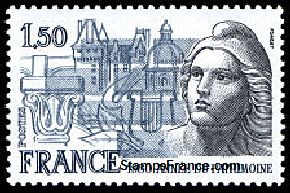 Timbre France Yvert 2092 - France Scott 1710