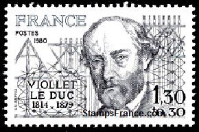 Timbre France Yvert 2095 - France Scott B523