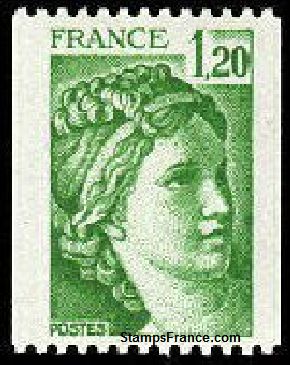 Timbre France Yvert 2103 - France Scott 1675