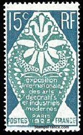 Timbre France Yvert 211 - France Scott 221