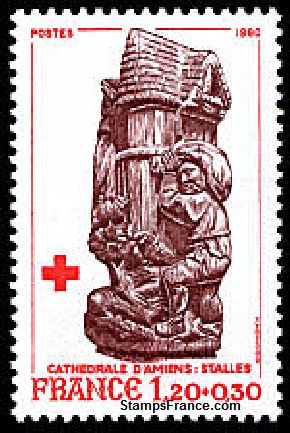 Timbre France Yvert 2116 - France Scott B530