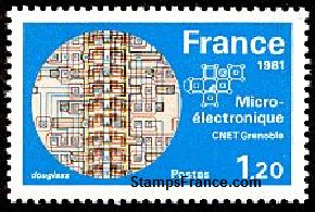 Timbre France Yvert 2126 - France Scott 1723