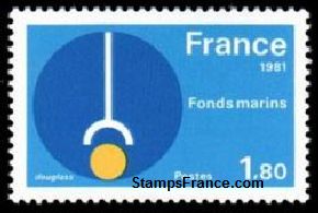 Timbre France Yvert 2129 - France Scott 1726