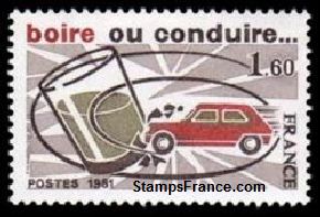 Timbre France Yvert 2159 - France Scott 1768