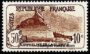 Timbre France Yvert 230 - France Scott B21