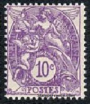 Timbre France Yvert 233 - France Scott 115