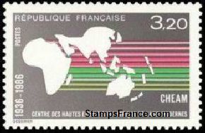 Timbre France Yvert 2412 - France Scott