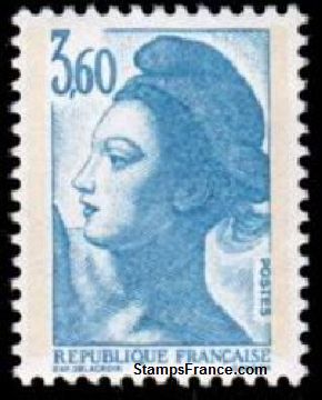 Timbre France Yvert 2485 - France Scott