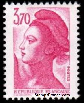 Timbre France Yvert 2486 - France Scott