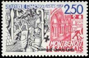 Timbre France Yvert 2495 - France Scott