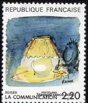 Timbre France Yvert 2504 - France Scott