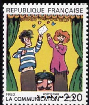 Timbre France Yvert 2506 - France Scott