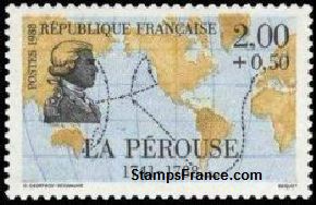 Timbre France Yvert 2519 - France Scott