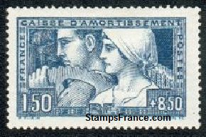 Timbre France Yvert 252 - France Scott B27 - Click Image to Close