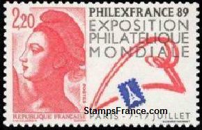 Timbre France Yvert 2524 - France Scott