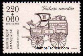 Timbre France Yvert 2526 - France Scott