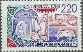 Timbre France Yvert 2556 - France Scott