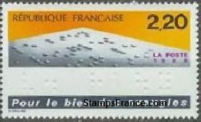 Timbre France Yvert 2562 - France Scott
