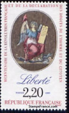 Timbre France Yvert 2573 - France Scott