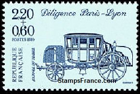 Timbre France Yvert 2577 - France Scott