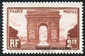 Timbre France Yvert 258 - France Scott 263