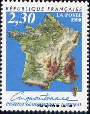Timbre France Yvert 2662