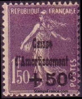 Timbre France Yvert 268 - France Scott B37