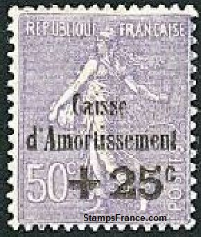 Timbre France Yvert 276 - France Scott B40