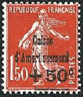 Timbre France Yvert 277 - France Scott B41