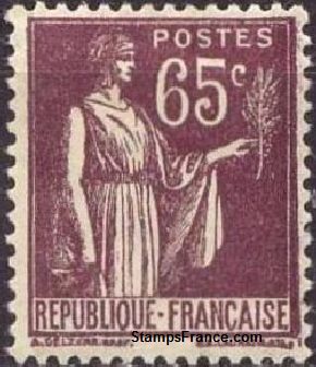 Timbre France Yvert 284 - France Scott 270