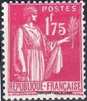 Timbre France Yvert 289 - France Scott 283