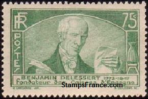 Timbre France Yvert 303 - France Scott 301