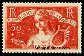 Timbre France Yvert 308 - France Scott B43