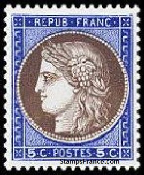 Timbre France Yvert 348 - France Scott 329a