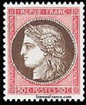 Timbre France Yvert 351 - France Scott 329d