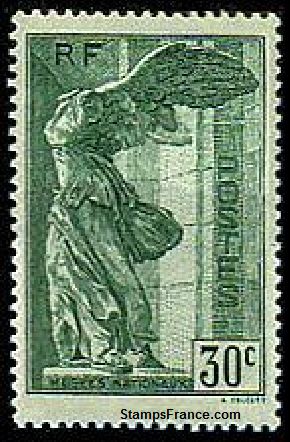 Timbre France Yvert 354 - France Scott B66