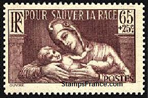 Timbre France Yvert 356 - France Scott B64