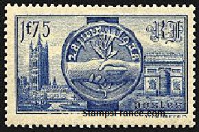 Timbre France Yvert 400 - France Scott 352