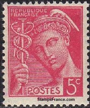 Timbre France Yvert 406 - France Scott 355