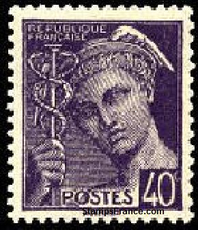 Timbre France Yvert 413 - France Scott 362