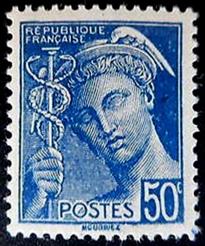 Timbre France Yvert 414A - France Scott 364