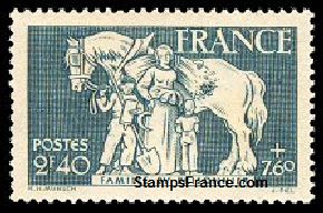 Timbre France Yvert 586 - France Scott B160