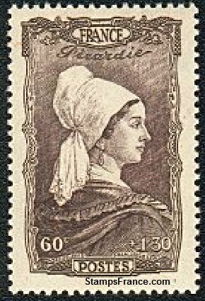 Timbre France Yvert 593 - France Scott B167