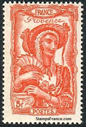 Timbre France Yvert 598 - France Scott B172