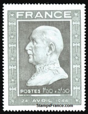 Timbre France Yvert 606 - France Scott B175